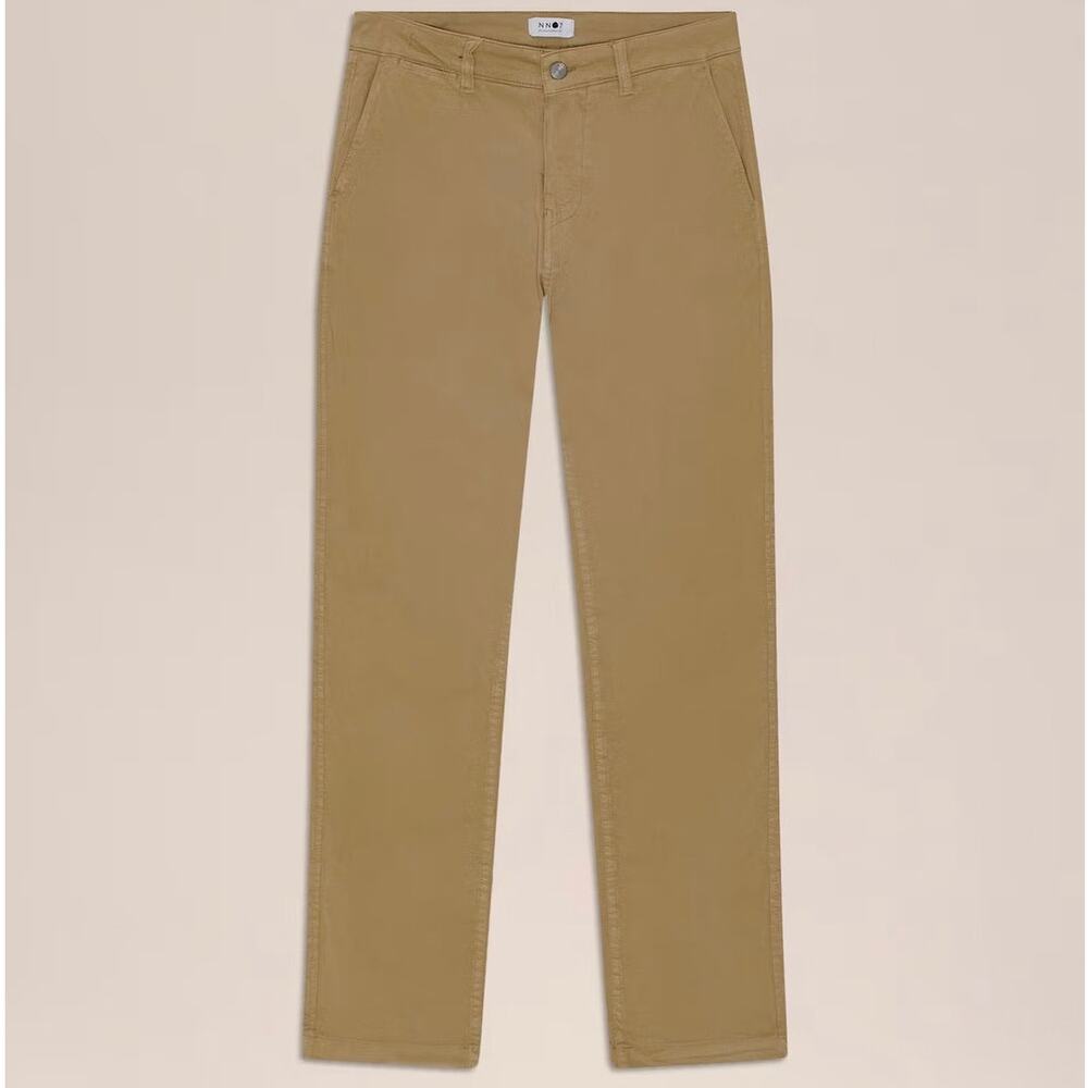 NN07 Marco 1400 Khaki Slim Fit Chino Pants Trousers 33x32 Heritage Academia